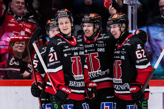 Örebros Patrik Puistola, Kalle Kossila och Robert Leino