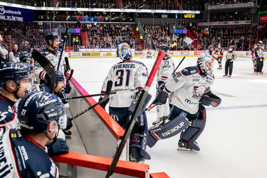 Linköpings målvakt Jesper Myrenberg och målvakt