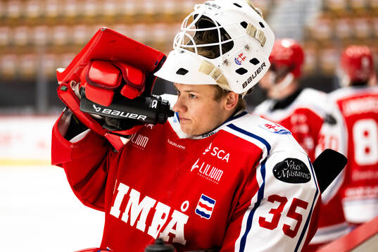 Timrås målvakt Max Larsson