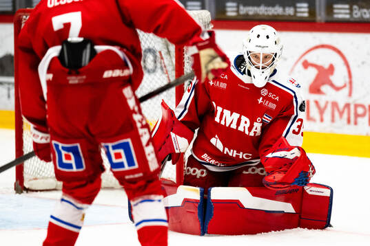 Timrås målvakt Max Larsson