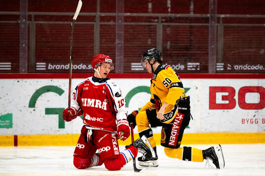 Timrås Leo Hellman och Luleås Anton Larsson