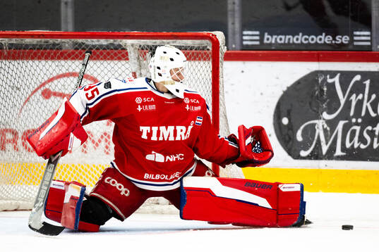 Timrås målvakt Max Larsson