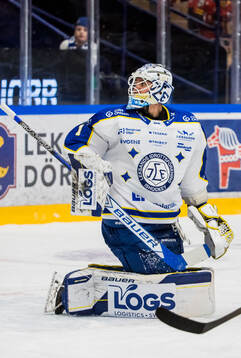 Leksands målvakt Marcus Gidlöf