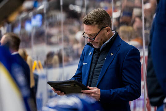 Leksands tränare Charles Berglund