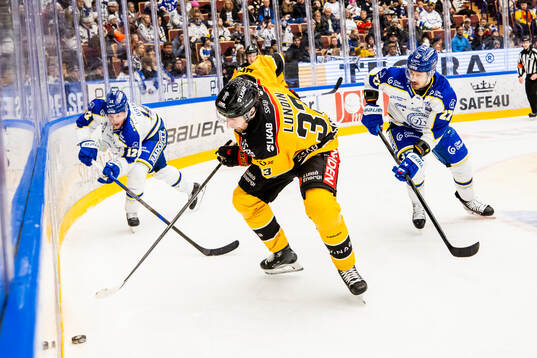 Leksands Kalle Östman och Luleås Albin Lundin och