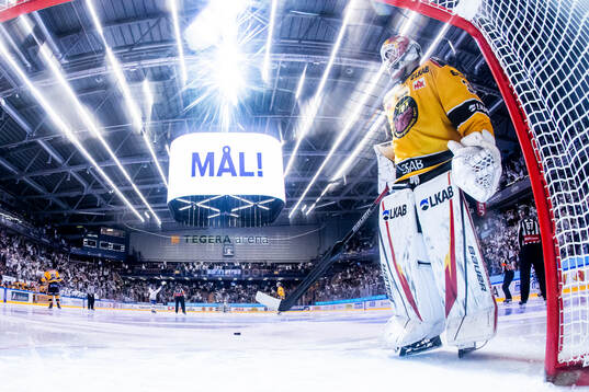 Luleås målvakt Matteus Ward deppar