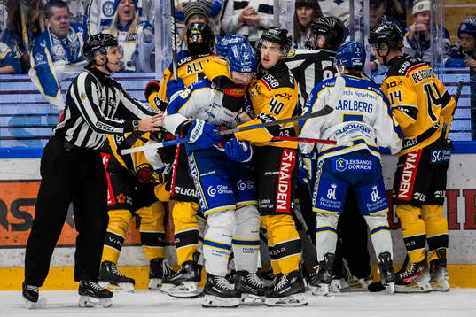 Leksands Patrik Norén och Luleås David Lilja