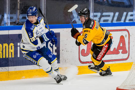 Leksands Marek Hrivik och Luleås Isac Hedqvist