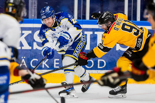 Leksands Justin Glenn Kloos och Luleås Brian O'neil