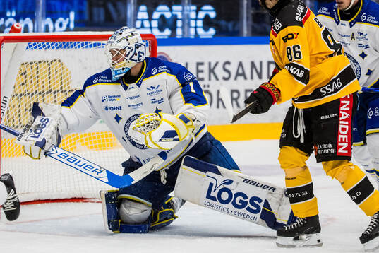 Leksands målvakt Marcus Gidlöf