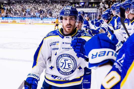 Leksands Matt Caito jubel
