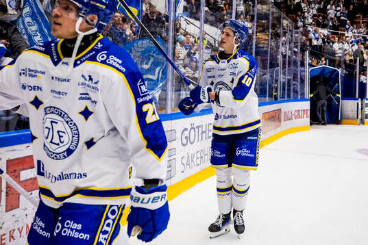 Leksands Anton Johansson jublar