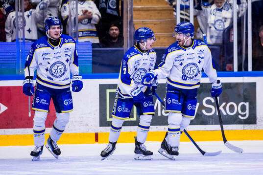 Leksands Matt Caito jubel