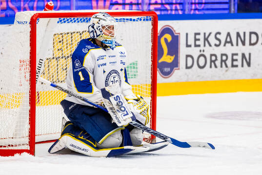 Leksands målvakt Marcus Gidlöf