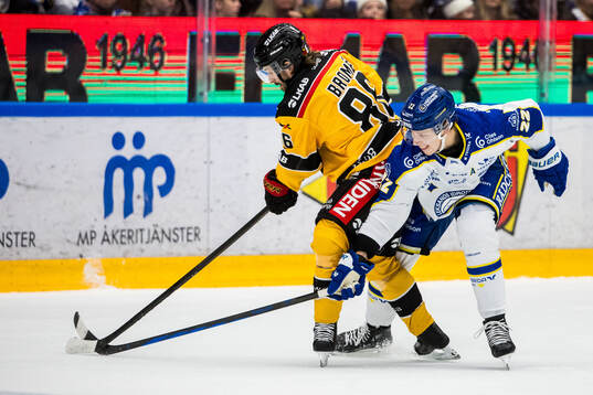 Luleås Mathias Bromé och Leksands Lukas Vejdemo