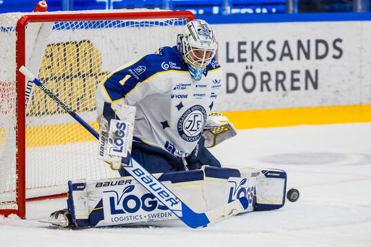 Leksands målvakt Marcus Gidlöf