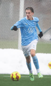 i matchen för U19 mellan IFK Hässleholm och Malmö FF i