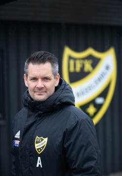 IFK Hässleholms nye tränare Fredrik Ahlgren i Hässleholm