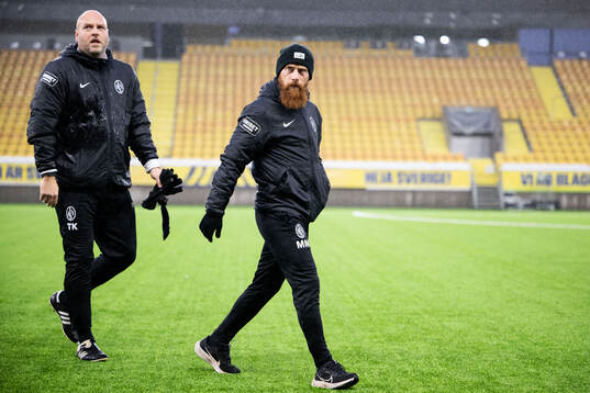Landskronas tränare Max Mölder