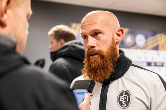 Landskronas tränare Max Mölder