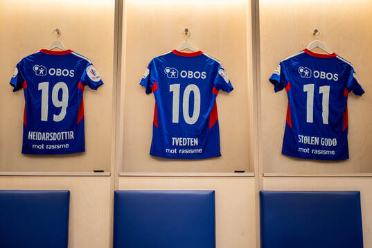 The kits of Sædis Run Heidarsdottir, Olaug Tvedten and