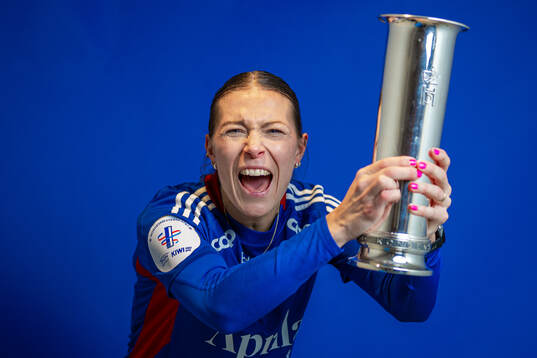 Mimmi Löfwenius Veum of Vålerenga poses for a portrait