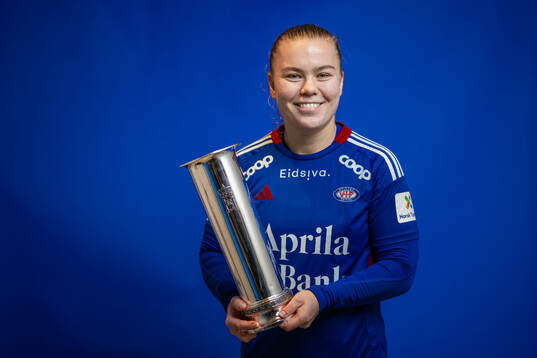 Olaug Tvedten of Vålerenga poses for a portrait with the