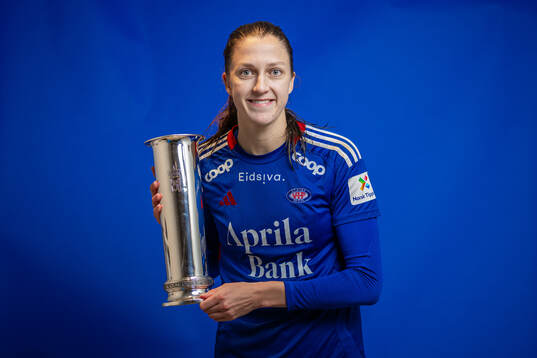 Emma Stølen Godø of Vålerenga poses for a portrait with