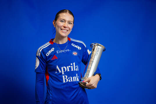 Mimmi Löfwenius Veum of Vålerenga poses for a portrait