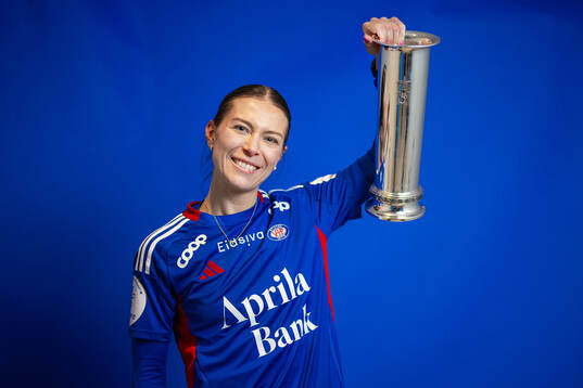 Mimmi Löfwenius Veum of Vålerenga poses for a portrait