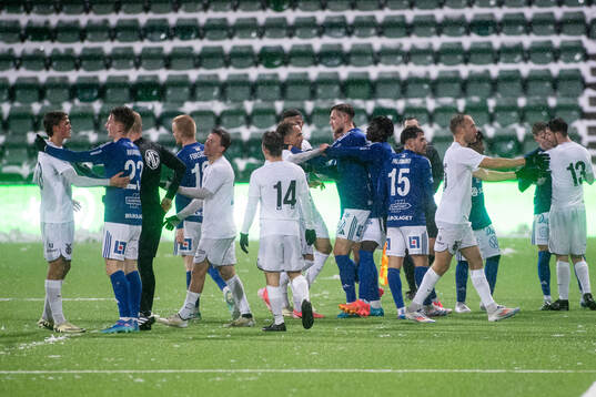 FC Stockholms William Jan tilldelas rött kort