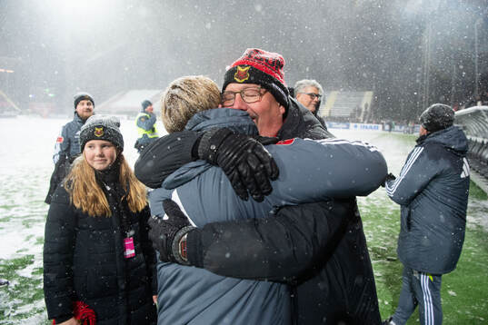 Östersunds ordförande Anders Cederberg och sportchef