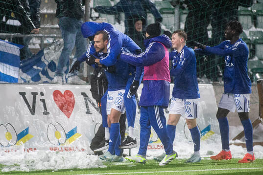 GIF Sundsvalls Pontus Engblom jublar
