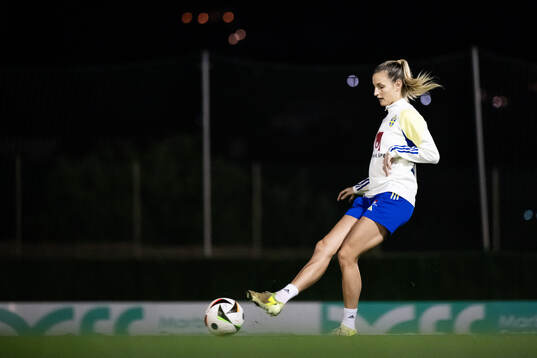 Nathalie Björn of the Swedish women's national football