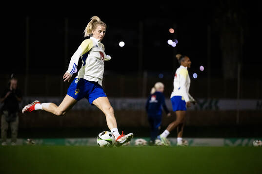 Sofia Jakobsson of the Swedish women's national football