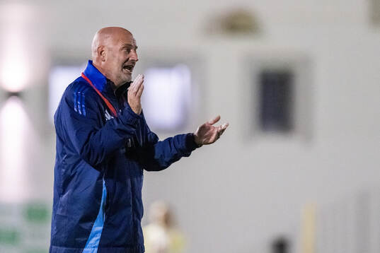 Assistant coach Magnus Wikman of the Swedish women's