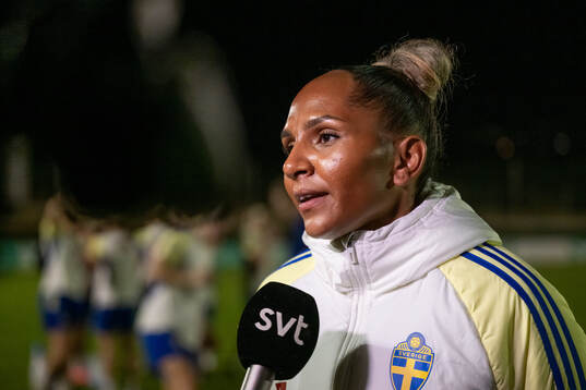 Madelen Janogy of the Swedish women's national football