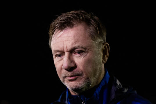 Head coach Peter Gerhardsson of the Swedish women's