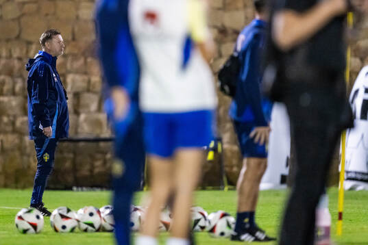 Head coach Peter Gerhardsson of the Swedish women's