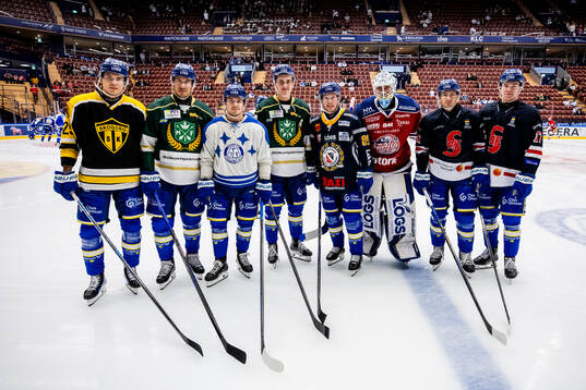 Leksands Alexander Lundqvist och Jon Knuts och Marcus