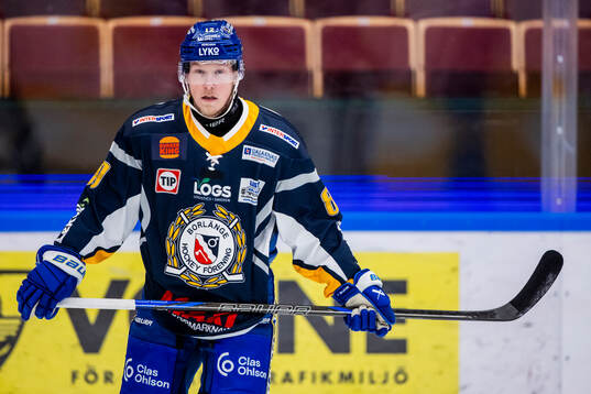 Leksands Kalle Östman i Borlänge tröja