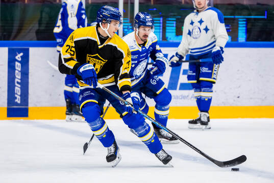 Leksands Alexander Lundqvist i Skogsbo tröja