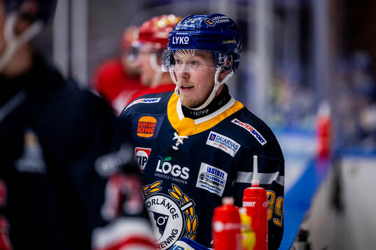 Leksands Kalle Östman i Borlänge tröja