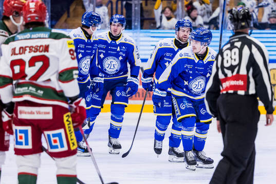 Leksands Marcus Karlberg jublar