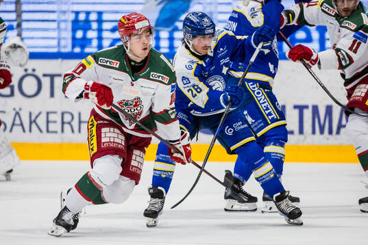 Modos Alexander True och Leksands Justin Glenn Kloos