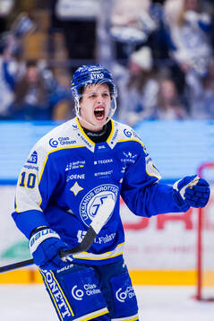 Leksands Anton Johansson jublar