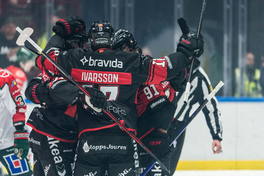 Malmö Redhawks Robin Hanzl jublar
