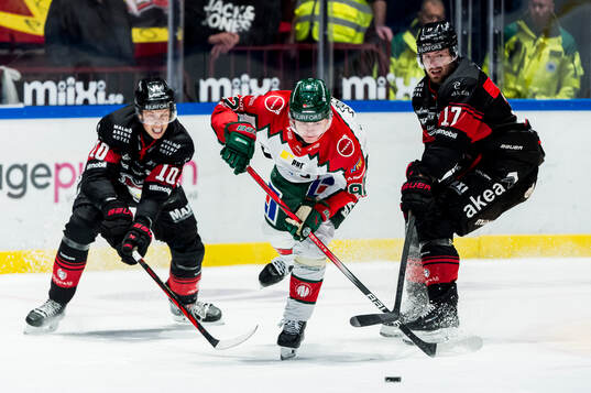 Frölundas Christian Folin, Malmö Redhawks William von