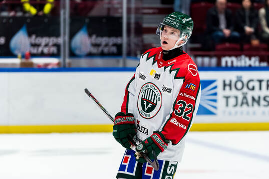Frölundas Noah Hasa deppar