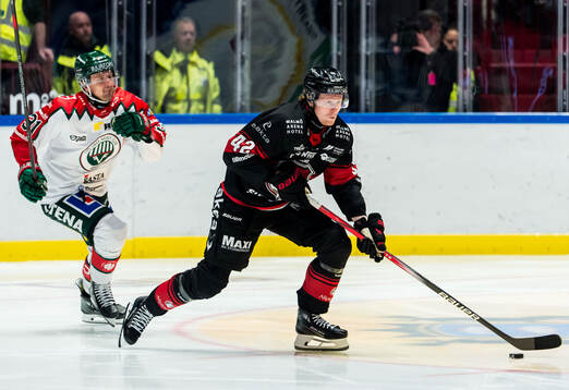 Malmö Redhawks Robin Salo och Frölundas Nicklas Lasu